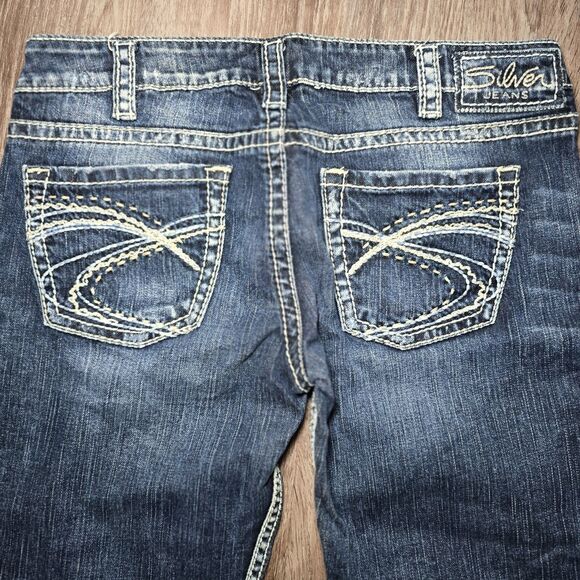 Silver Jeans Santorini Women’s Size 30x25 Light Wash 100% Cotton - Picture 4 of 9